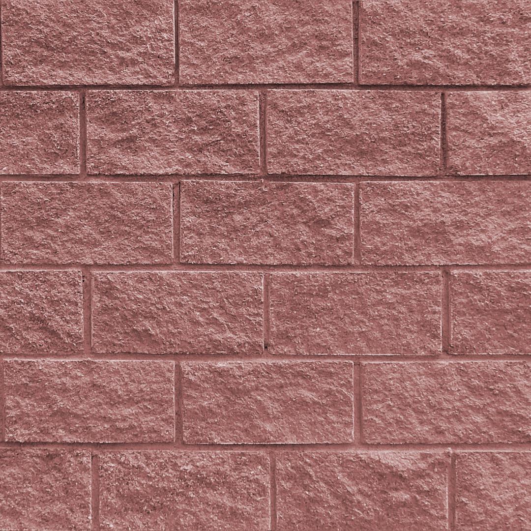 Block Doble Cara de Piedra 6 | Rojo Rubí